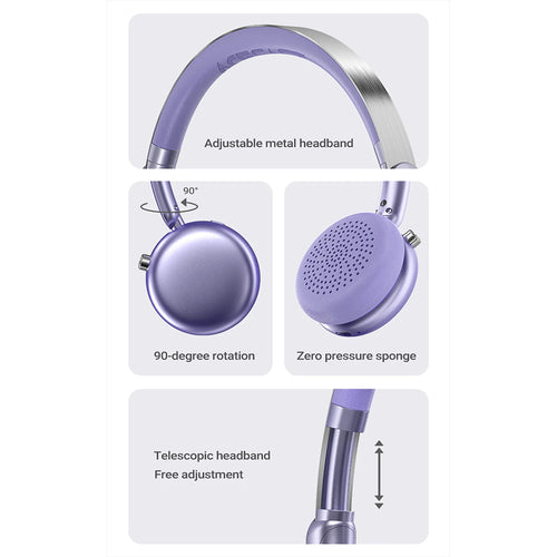 Acefast - Wireless Headset (H8) - Type-C, Bluetooth 5.4, ANC Mode, Hybrid Noise Reduction, 500mAh, Professional HiFi - P