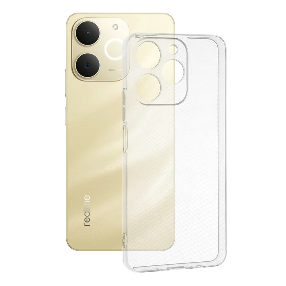Techsuit - Clear Silicone - Realme Note 70T - Transparent