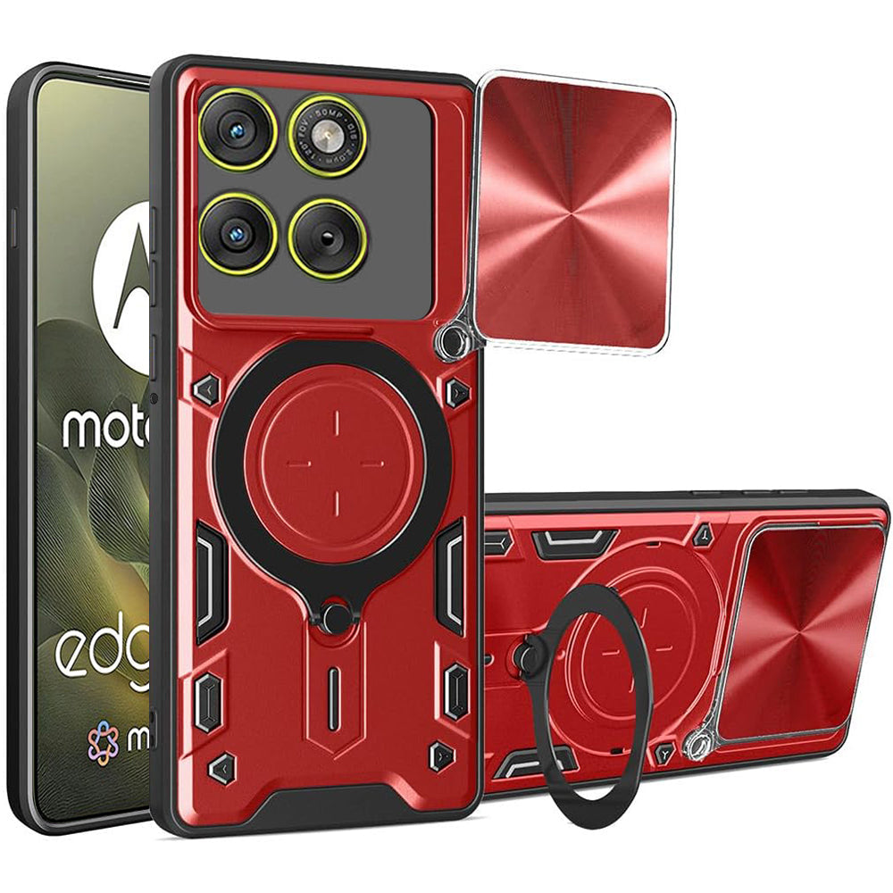 TechSuit Husa de protectie Techsuit CamGuard Pro compatibil cu Motorola Edge 70, Rosu
