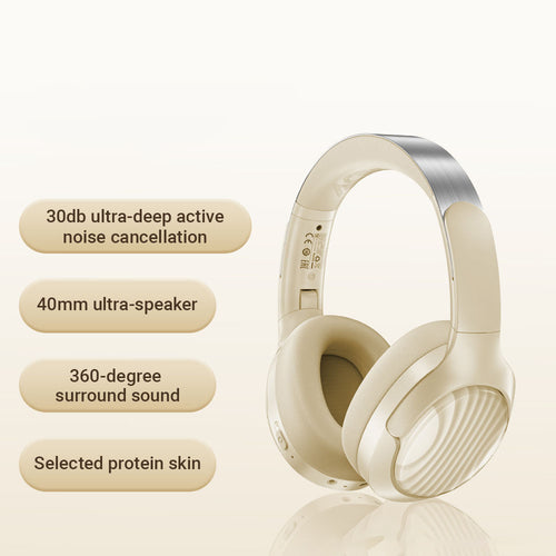 Acefast - Wireless Headset (H5) - Type-C, Bluetooth 5.4, ANC, Noise Reduction, 3D Sense, 500mAh, Professional Hi-Fi - Wh