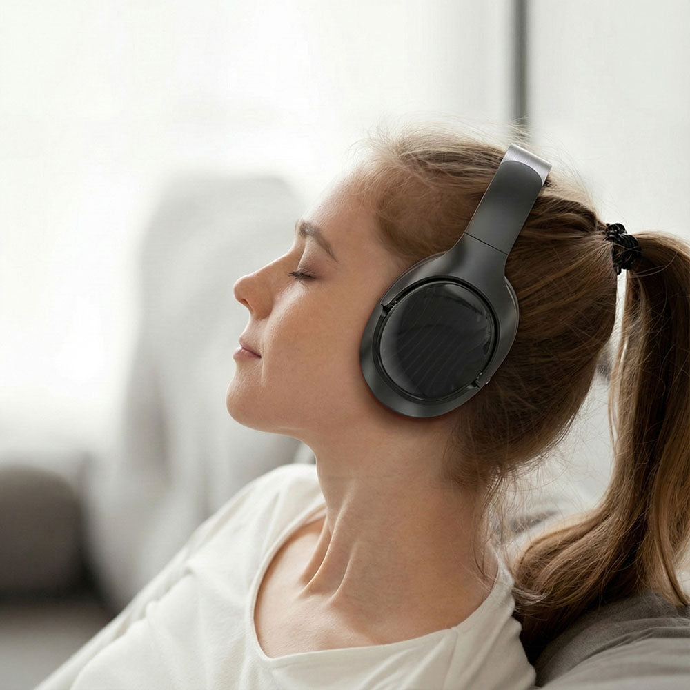 Acefast - Wireless Headset (H5) - Type-C, Bluetooth 5.4, ANC, Noise Reduction, 3D Sense, 500mAh, Professional Hi-Fi - Bl