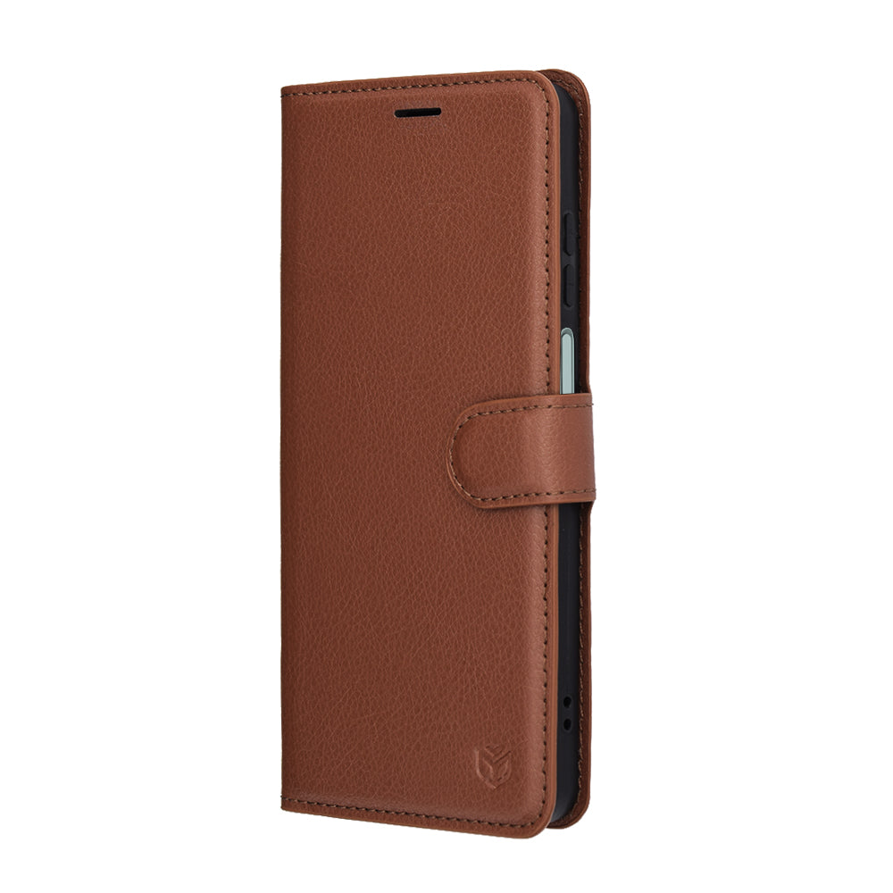 Techsuit - Leather Folio - Honor X5c Plus - Brown
