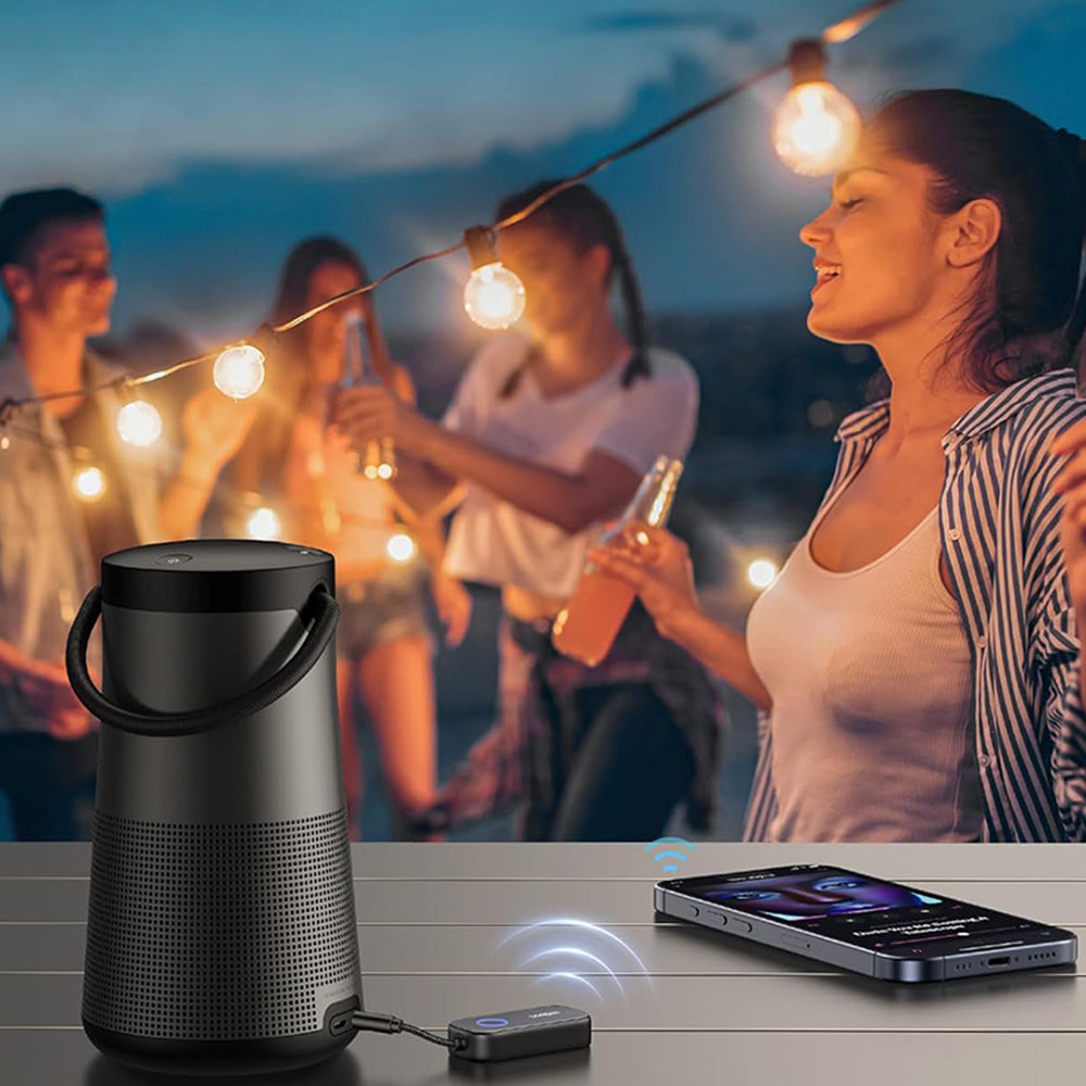 Ugreen - Audio Receiver CM672 (35222A) - Type-C Female, Jack 3.5mm Male, Mic, Bluetooth 5.2, 300mAh, Hi-Res Audio - Gray