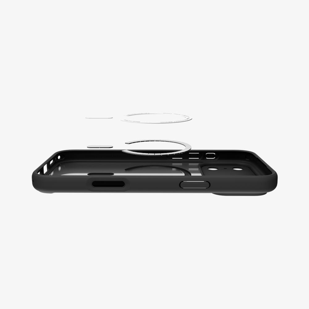 Spigen - Ultra Hybrid MagSafe (ACS10482) - iPhone 17 Pro Max - Frost Black / Orange
