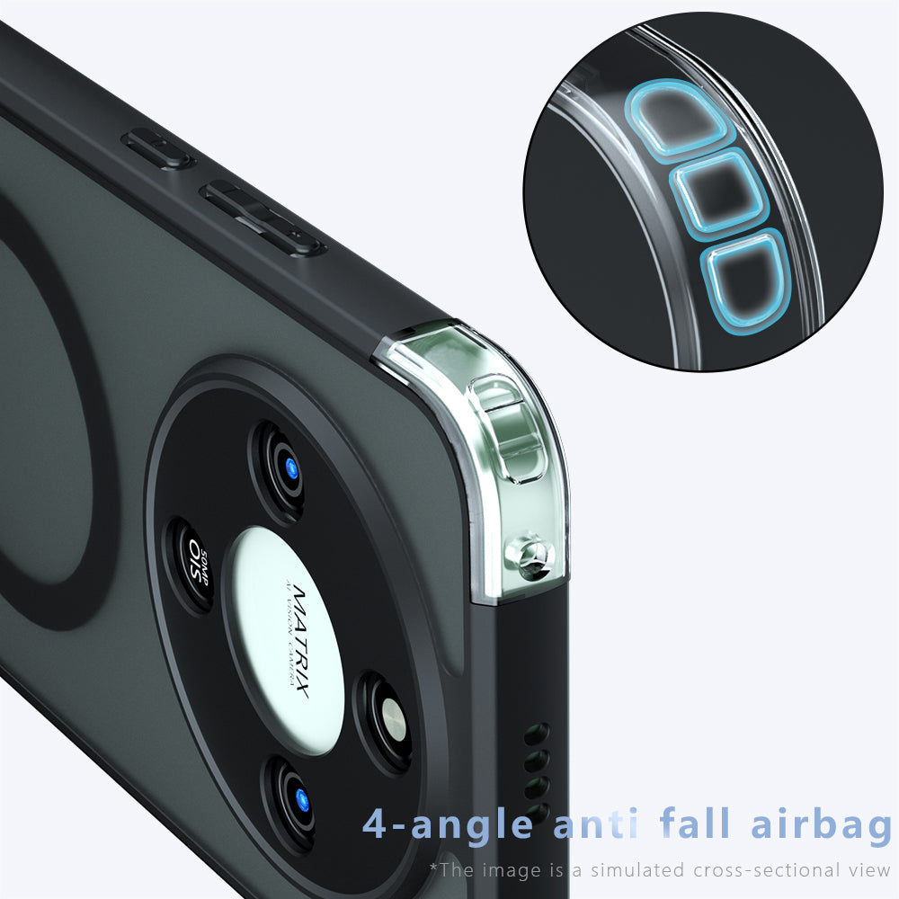 Husa pentru Honor Magic8 Lite - Techsuit PureFrost MagSafe - Frosted Black