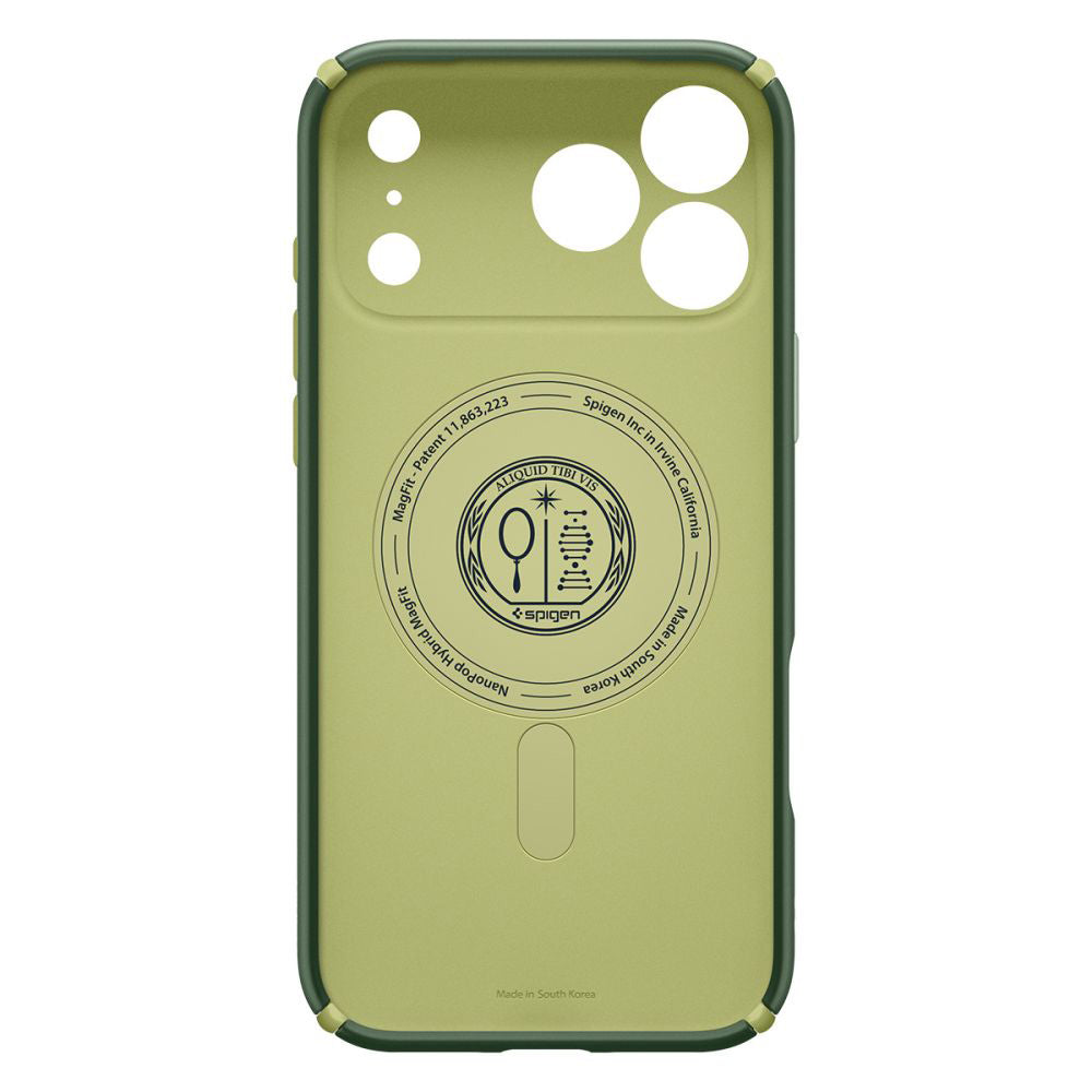 Spigen Husa de protectie Spigen Caseology Nano Pop Hybrid MagSafe (ACS11148) compatibil cu iPhone 17 Pro Max, Avo Green 