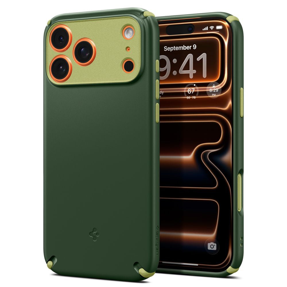 Spigen Husa de protectie Spigen Caseology Nano Pop Hybrid MagSafe (ACS11148) compatibil cu iPhone 17 Pro Max, Avo Green