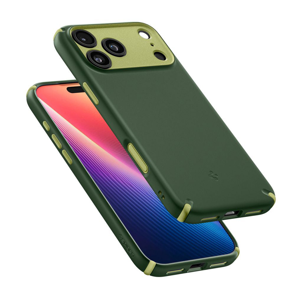 Spigen Husa de protectie Spigen Caseology Nano Pop Hybrid MagSafe (ACS11148) compatibil cu iPhone 17 Pro Max, Avo Green 