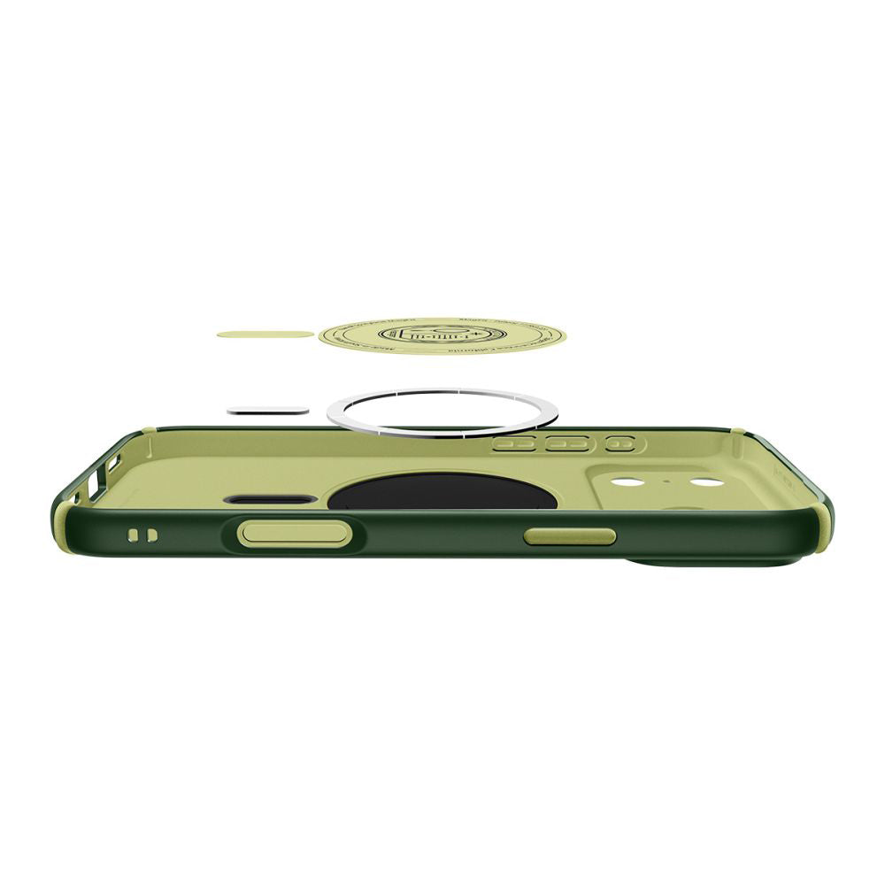Spigen Husa de protectie Spigen Caseology Nano Pop Hybrid MagSafe (ACS11148) compatibil cu iPhone 17 Pro Max, Avo Green 