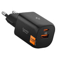 Spigen - Wall Charger Essential EE352EU (ACH09463) - USB, Type-C, Fast Charging, Quantum Boost, 35W - Black