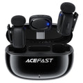 Acefast - Wireless Lavalier Microphones (R2) - Type-C, 360°, Noise Reduction, Dual-mic Rec, 300mAh, Ultra-low Latency - 