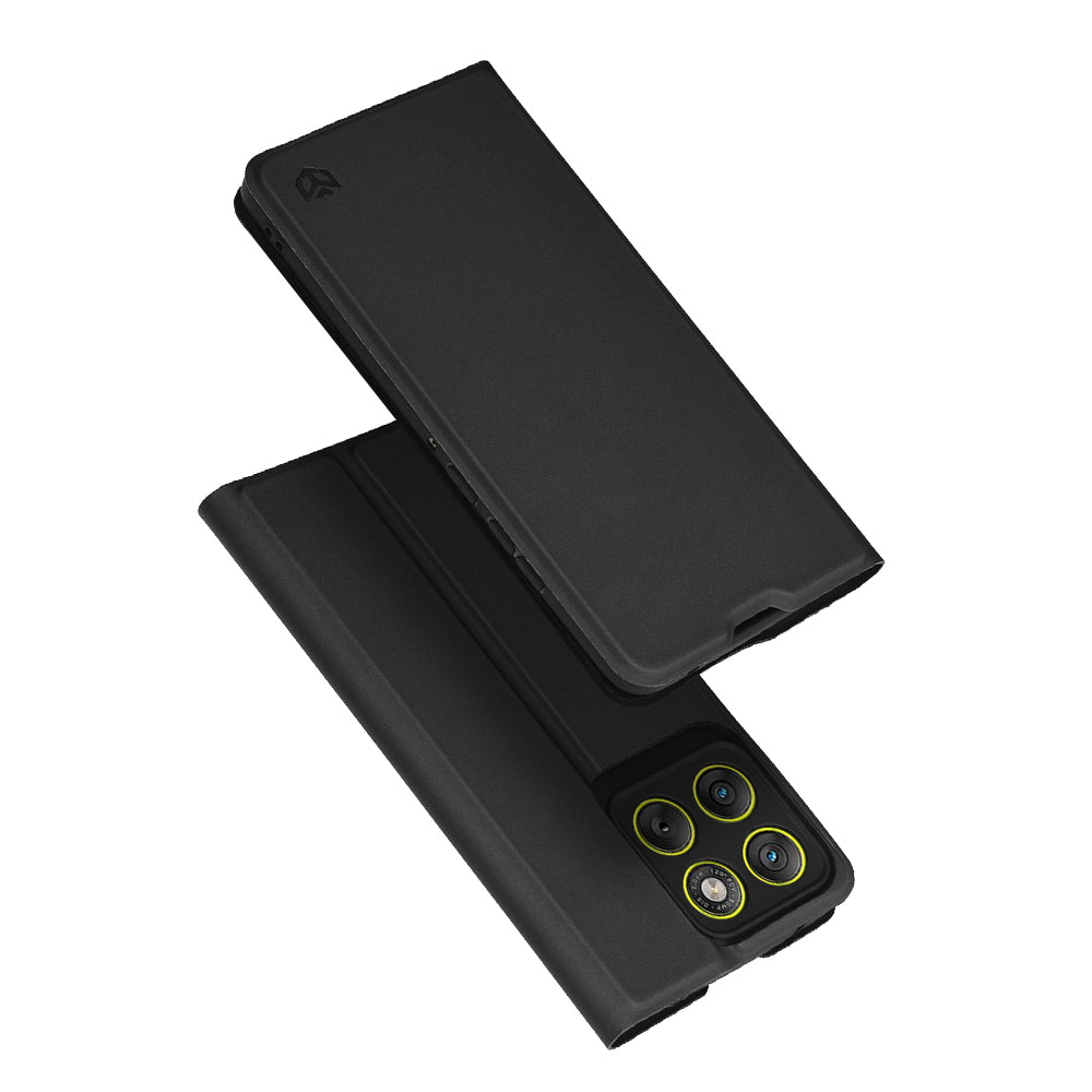 Techsuit - Magskin Book - Motorola Edge 70 - Black