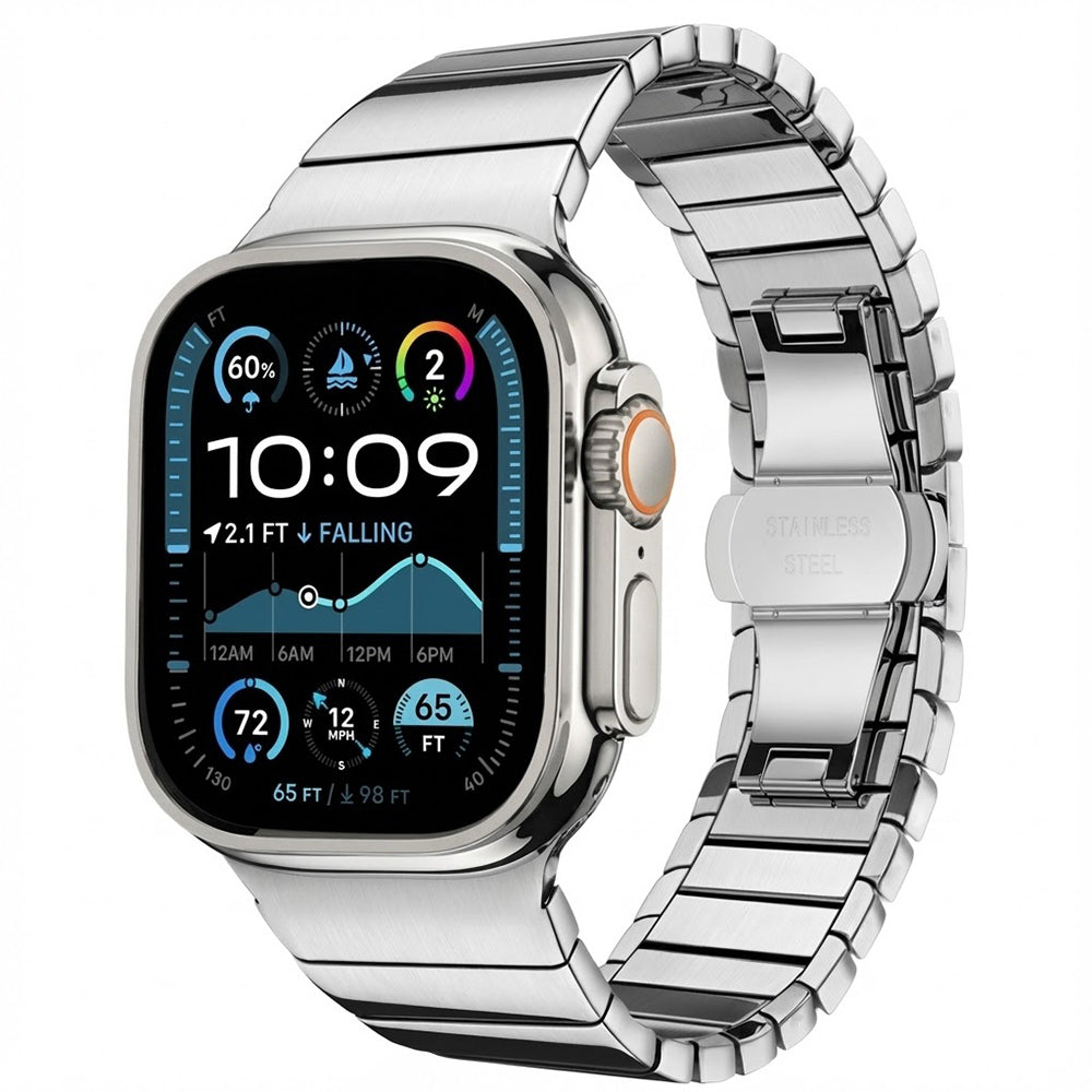 Techsuit - Watchband (W012) - Apple Watch 1/2/3/4/5/6/7/8/9/10/11/SE/SE 2/SE 3/Ultra/Ultra 2/Ultra 3 (42/44/45/46/49mm) 