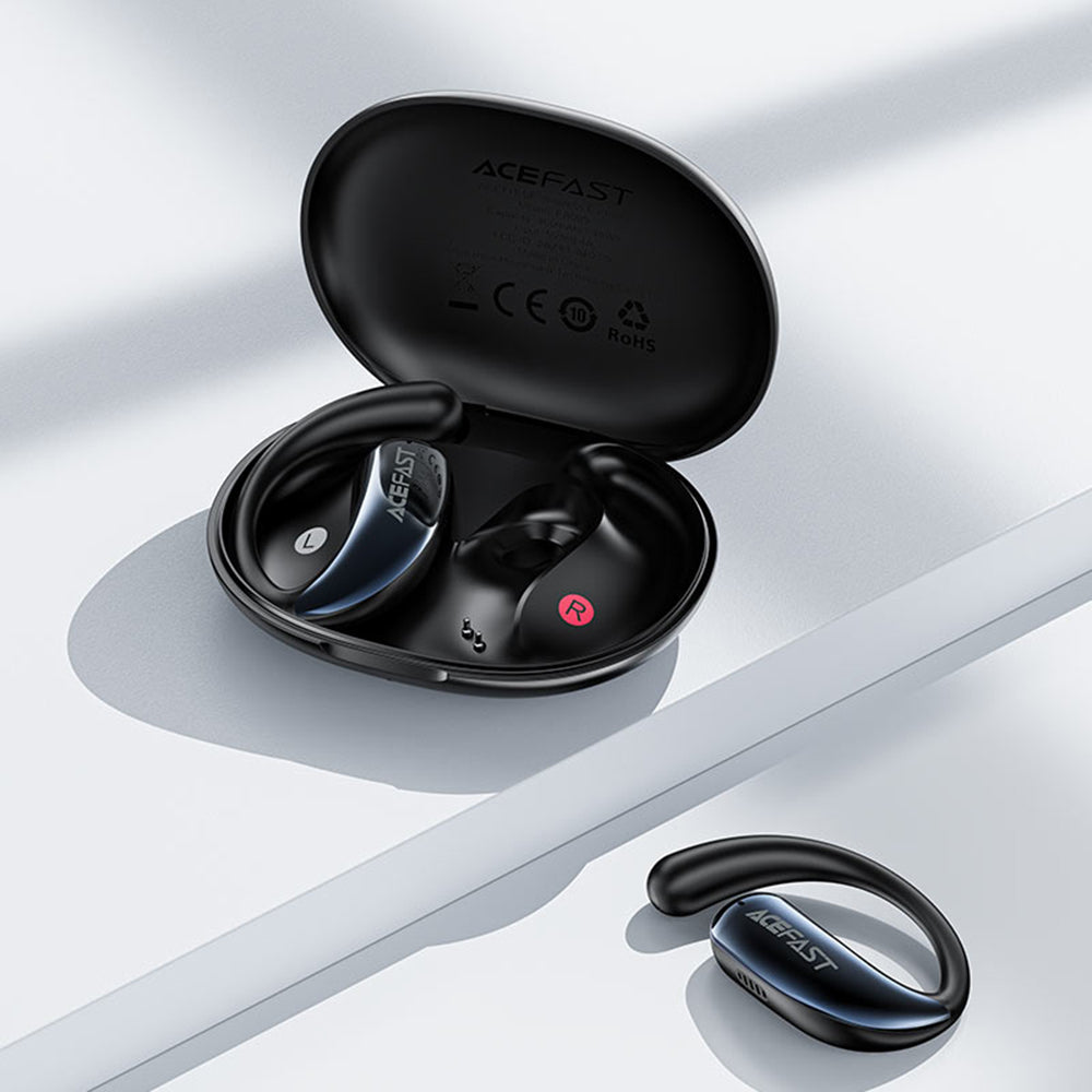 Acefast - Wireless Earbuds Acefit SE (FA005) - with Bass, Bluetooth V5.4, Noise Reduction, HD Calls, IPX4, 400mAh - Blac