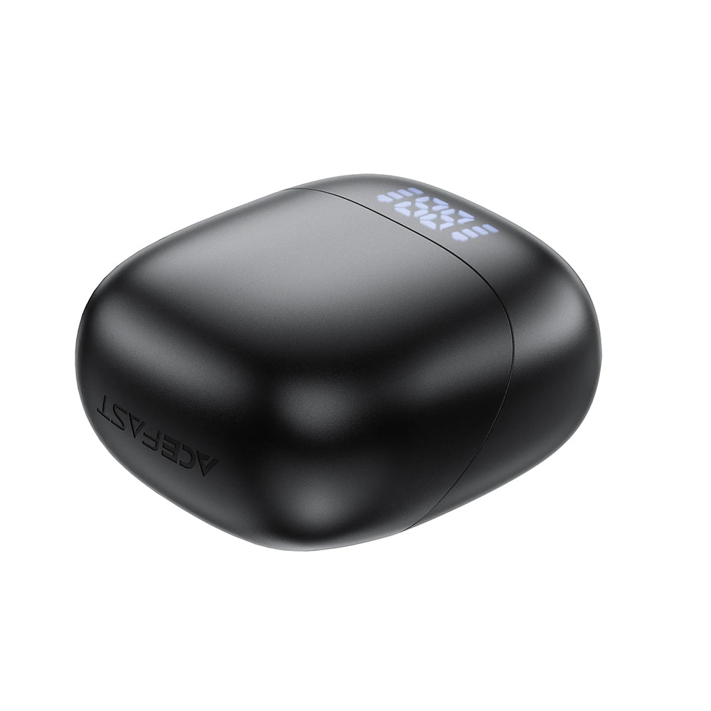 Acefast - Wireless Earbuds (W2) - TWS, Bluetooth 5.4, 4-Mic ENC, IPX4, 400mAh, LED Digital Display, Magnetic Design - Bl