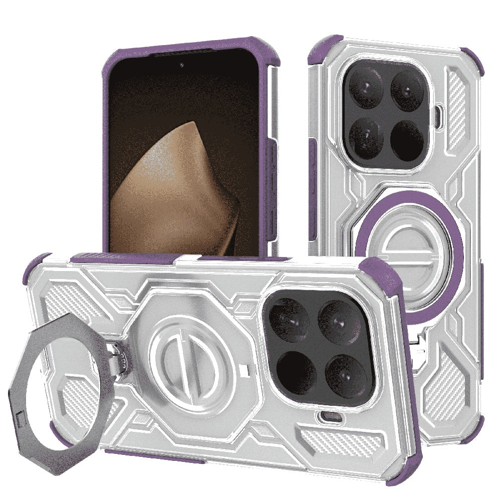 Techsuit - Carbon Shield PRO - Xiaomi 15T Pro - Purple Transparent