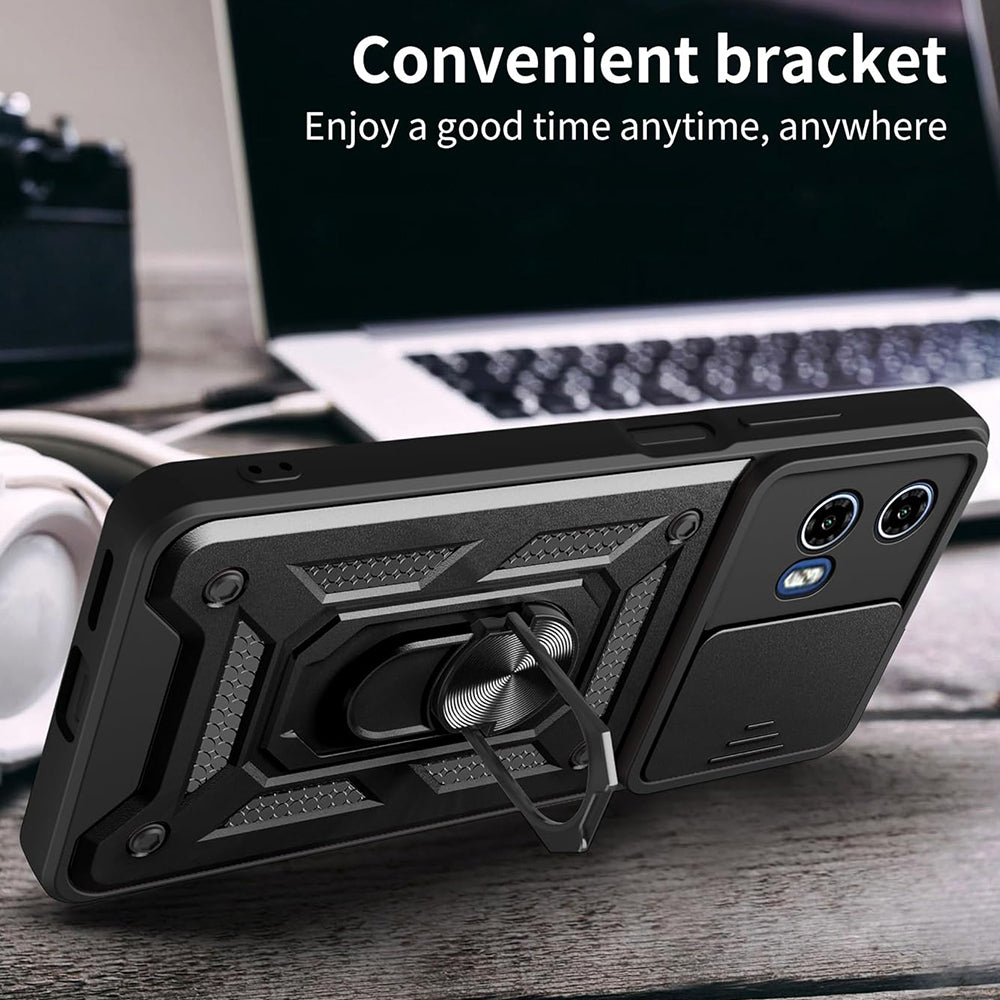 Techsuit - CamShield Series - Motorola Moto G57 Power / G67 Power - Black