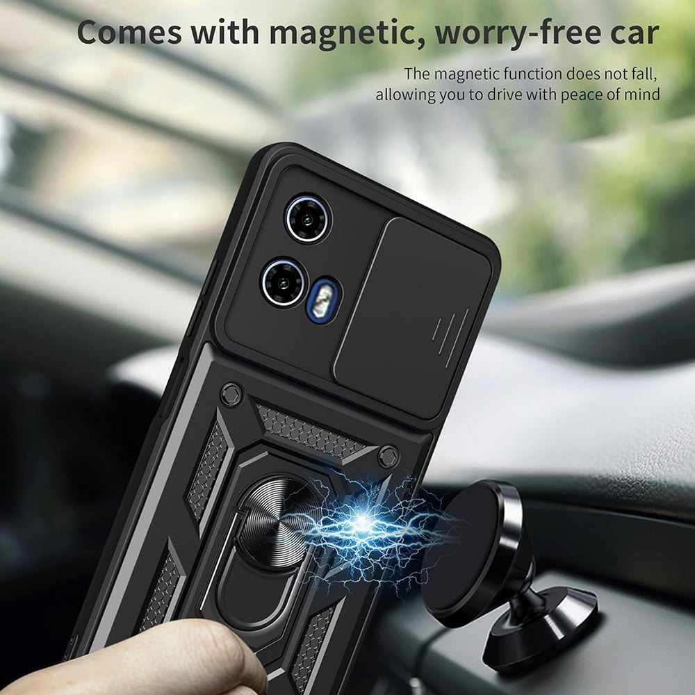 Techsuit - CamShield Series - Motorola Moto G57 Power / G67 Power - Black