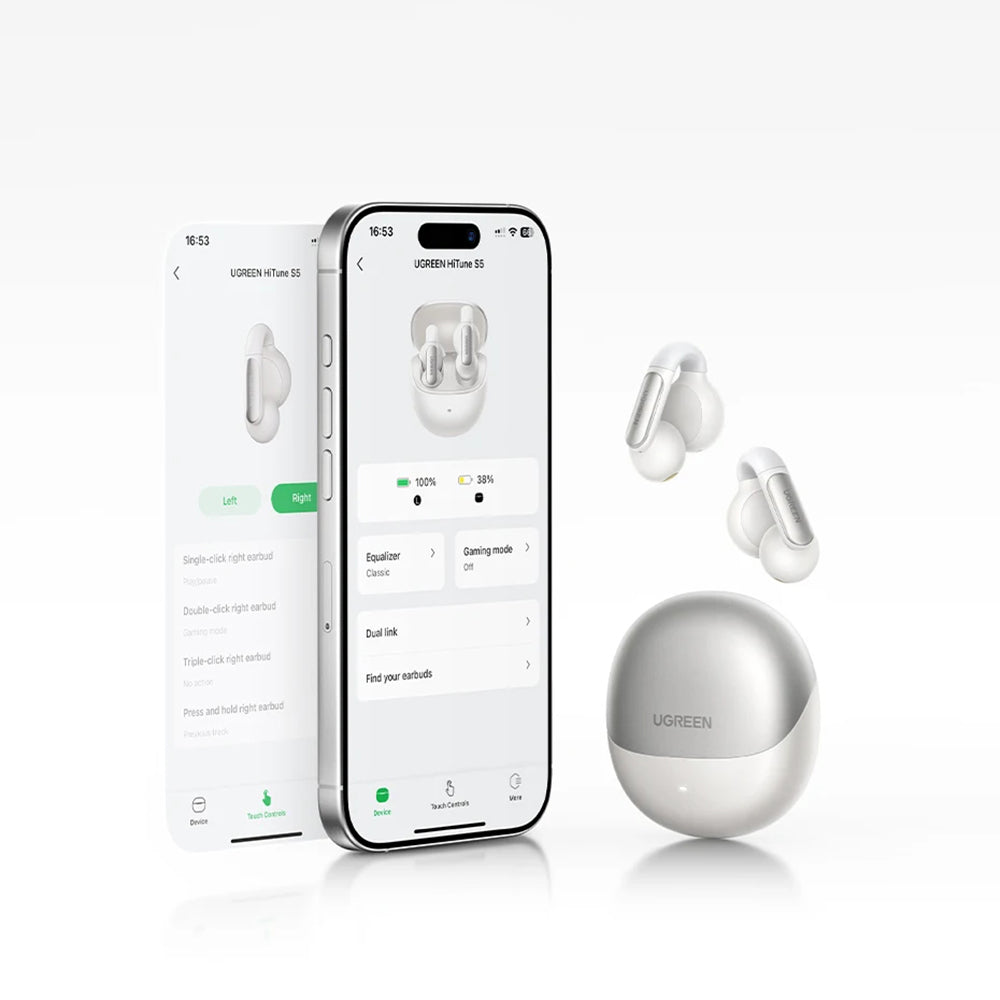 Ugreen - Wireless Earbuds HiTune S5 True WS210 (45760) - Smart Call Noise Reduction, True Wireless, IPX5, Low Latency - 
