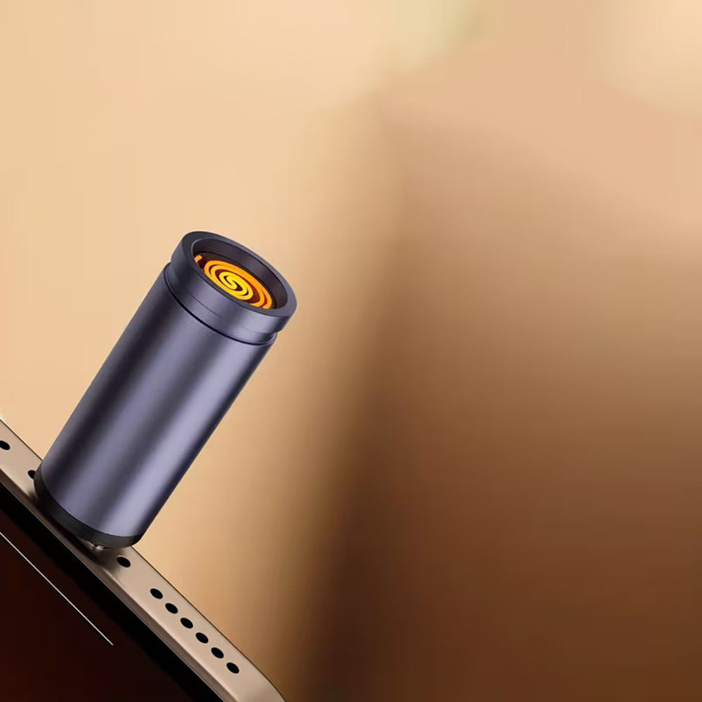 Techsuit - Mini Cigarette Lighter SmokeX (ML1) - Type-C, 6W, Aluminum Alloy, Portable - Gray