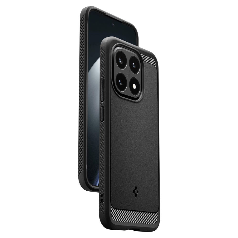 Spigen Husa de protectie Spigen Rugged Armor (ACS10459) compatibil cu Xiaomi 15T, Negru Mat – imagine 3