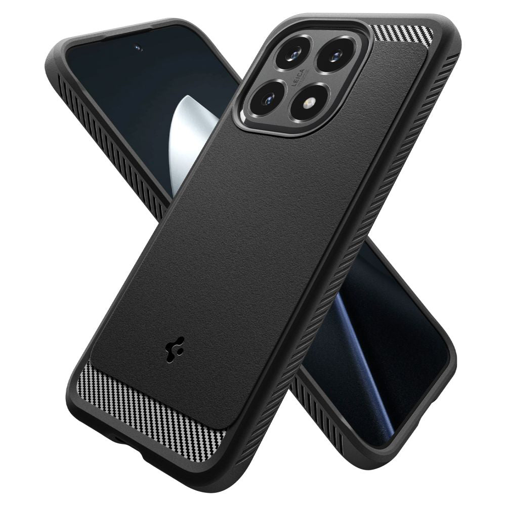 Spigen Husa de protectie Spigen Rugged Armor (ACS10459) compatibil cu Xiaomi 15T, Negru Mat – imagine 2