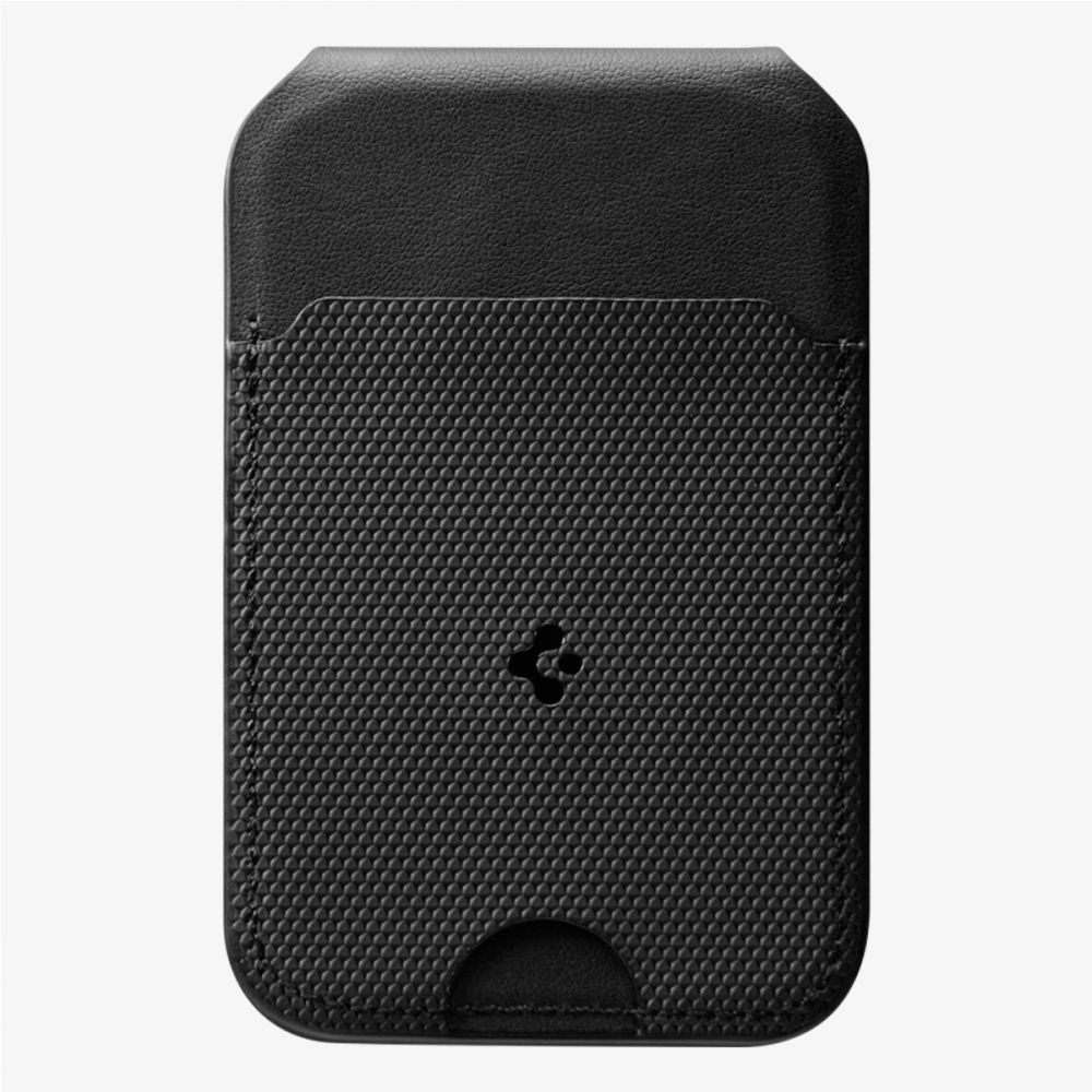 Spigen - Card Holder MagSafe Slim Fold Tripod S314-2 (AFA10406) - for Phone, Universal, Magnetic, Stand, PU Leather - Bl