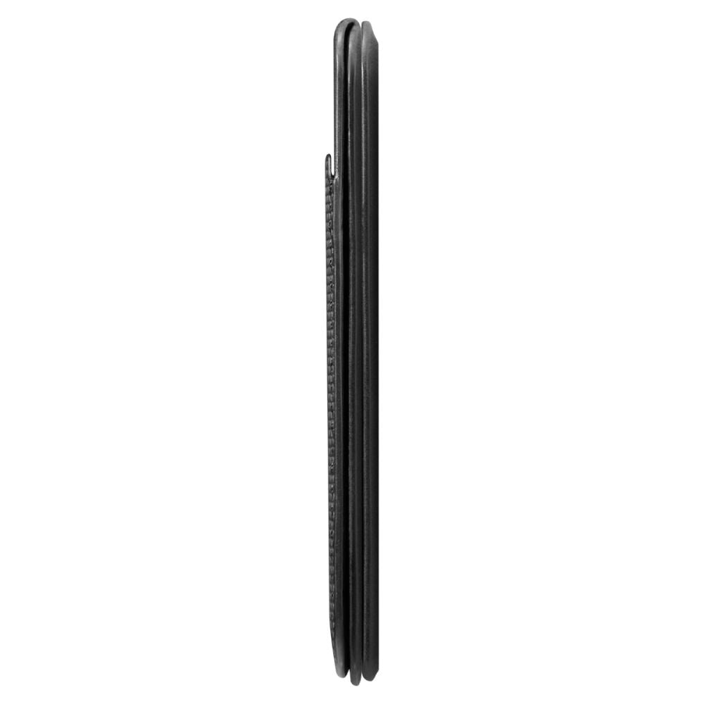 Spigen - Card Holder MagSafe Slim Fold Tripod S314-3 (AFA10751) - for Phone, Universal, Magnetic, Stand, PU Leather - Bl