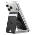 Spigen - Card Holder MagSafe Slim Fold Tripod S314-3 (AFA10751) - for Phone, Universal, Magnetic, Stand, PU Leather - Bl