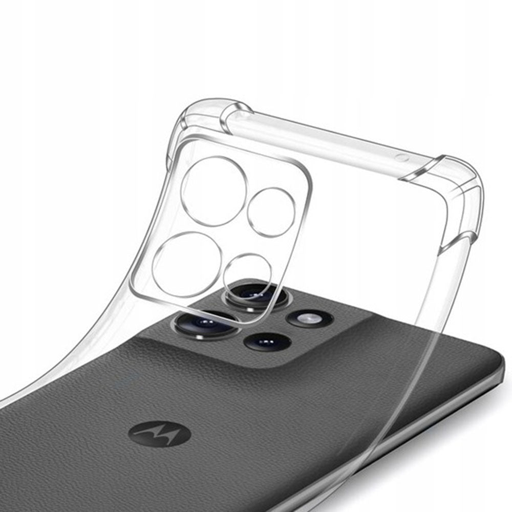 Techsuit - Shockproof Clear Silicone - Motorola Edge 70 - Clear