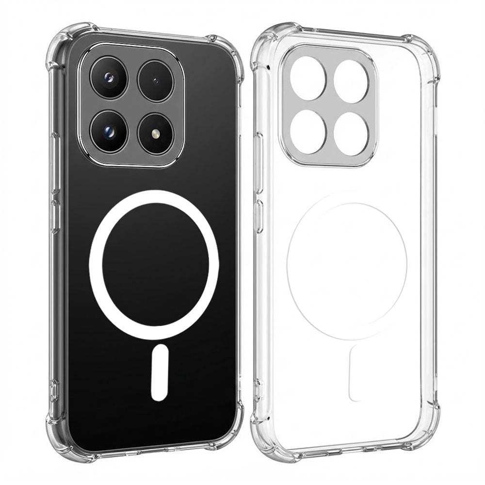 TechSuit Husa de protectie Techsuit Shockproof Clear Silicone MagSafe compatibil cu Xiaomi 17, Transparent – imagine 2