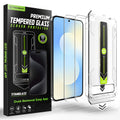 TechSuit Folie de protectie Techsuit TitanGlass CrystalHD (set de 2) compatibil cu Samsung Galaxy S25 FE / A57, Transpar