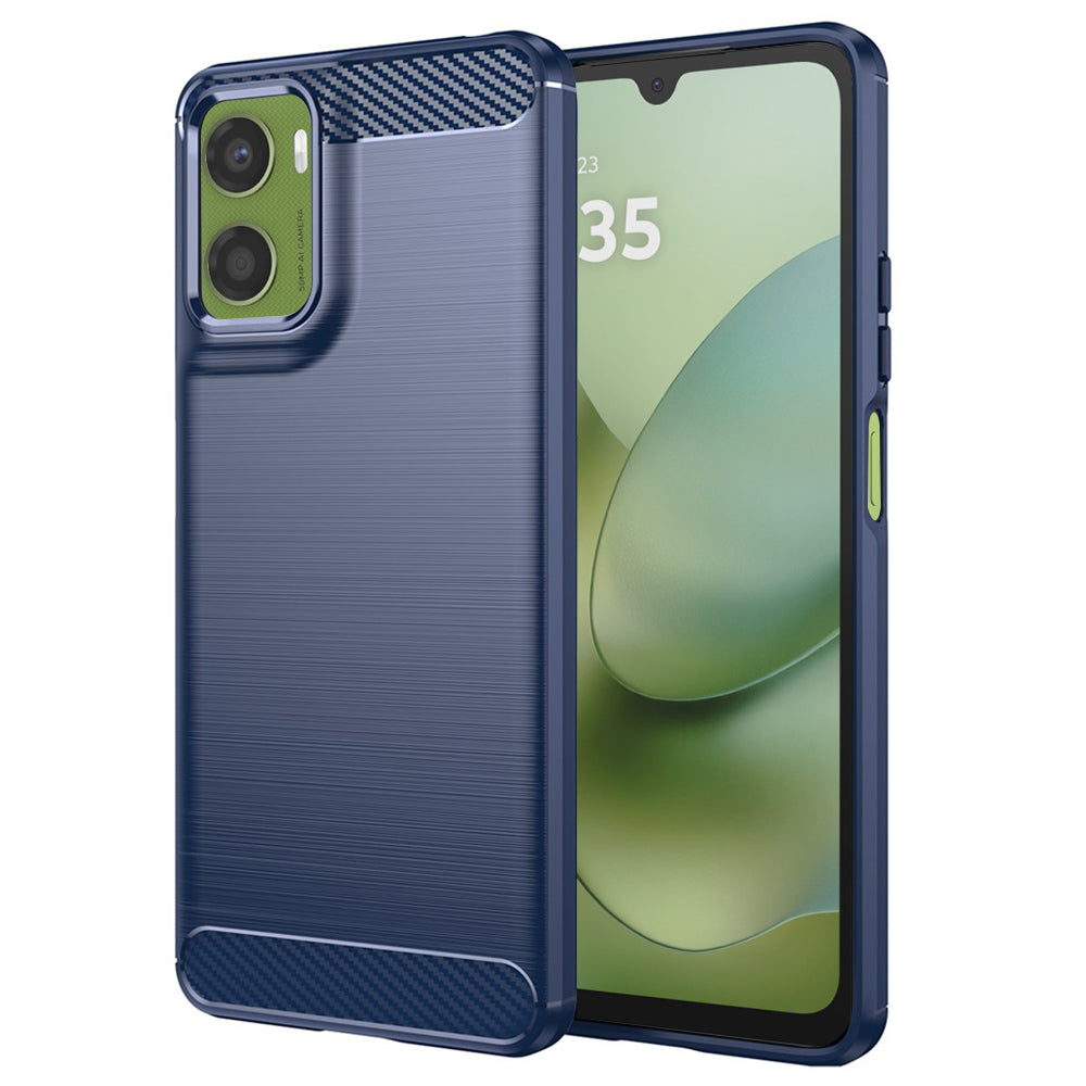 Techsuit - Carbon Silicone - Motorola Moto G06 / Moto G06 Power - Blue