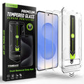 TechSuit Folie de protectie Techsuit TitanGlass CrystalHD (set de 2) compatibil cu Samsung Galaxy S25 / Galaxy S24, Tran
