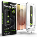 Techsuit - [Fingerprint Unlock Compatible] TitanGlass CrystalHD (2 pack) - Samsung Galaxy S25 Ultra - Clear