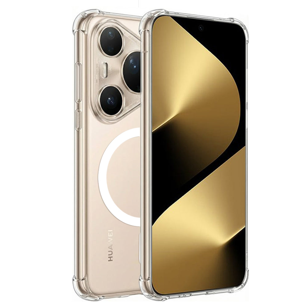 Techsuit - Shockproof Clear Silicone MagSafe - Huawei Pura 80 Ultra - Clear