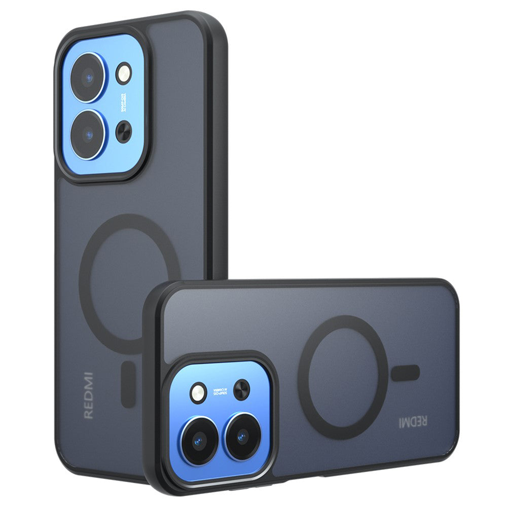 Techsuit - PureFrost MagSafe - Xiaomi Redmi 15C 4G / Redmi 15C 5G - Frosted Black