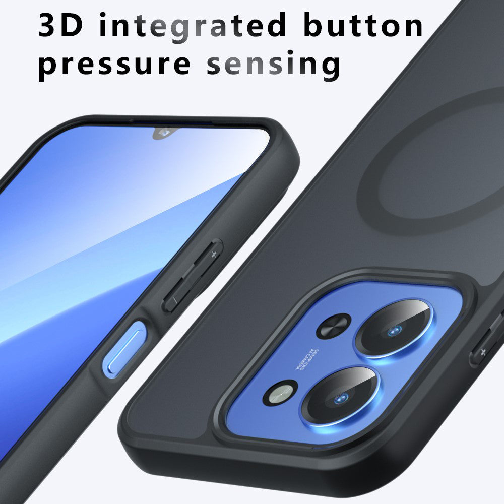 Techsuit - PureFrost MagSafe - Xiaomi Redmi 15C 4G / Redmi 15C 5G - Frosted Black