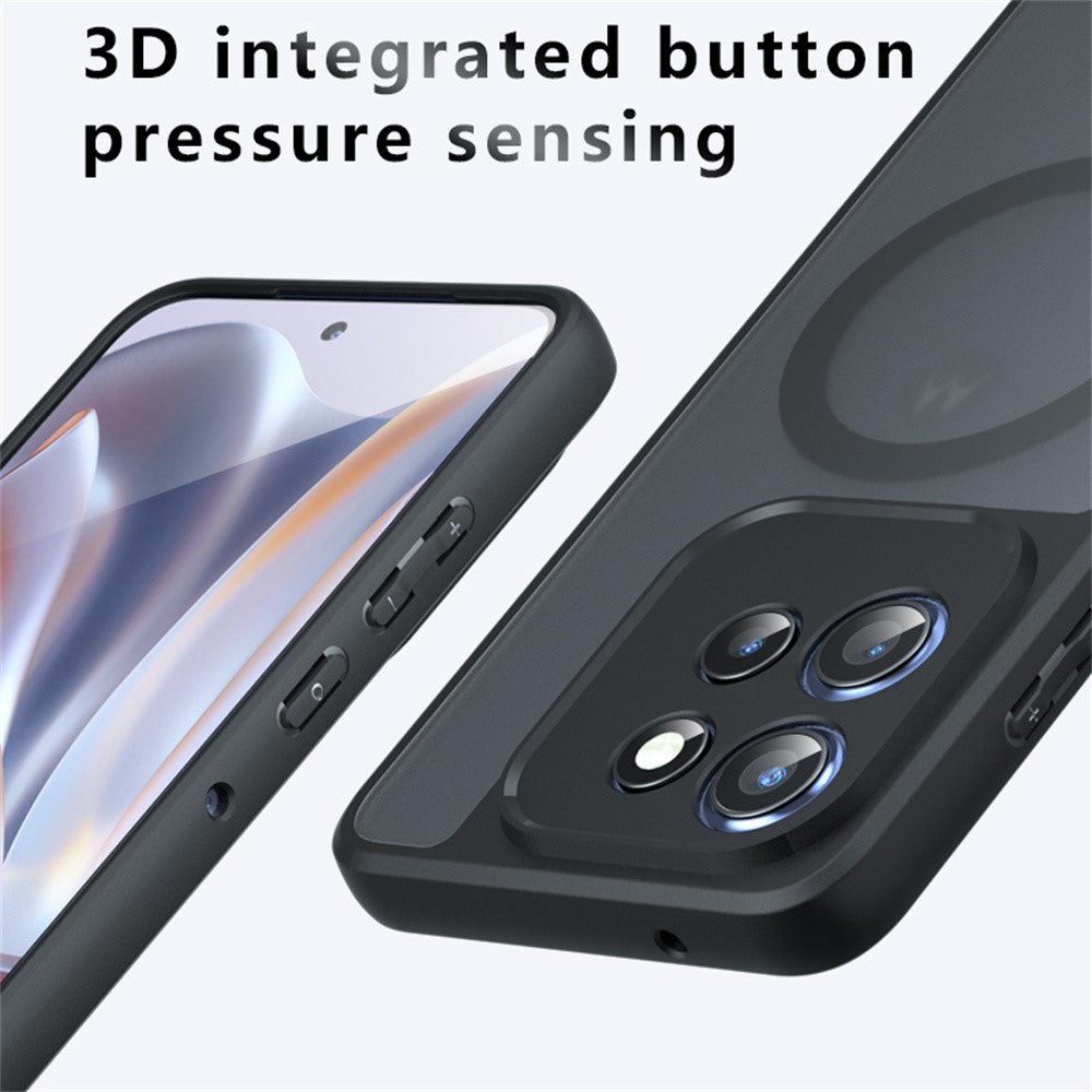 Techsuit - PureFrost MagSafe - Motorola Edge 50 Neo / Edge 60 Neo / Motorola ThinkPhone 25 - Frosted Black