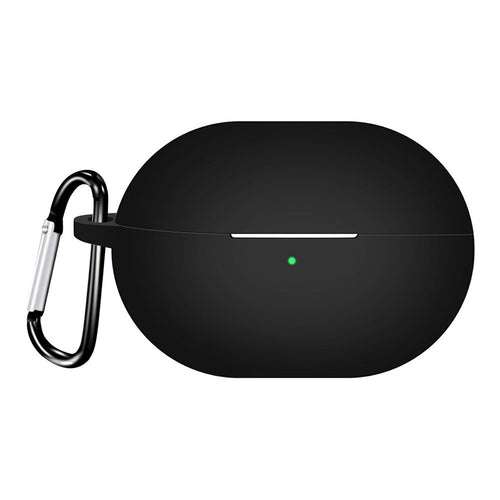 Techsuit - Silicone Case - for Huawei FreeBuds Pro 4, Smooth Ultrathin Material - Black