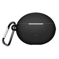 Techsuit - Silicone Case - for Huawei FreeBuds 6i, Smooth Ultrathin Material - Black