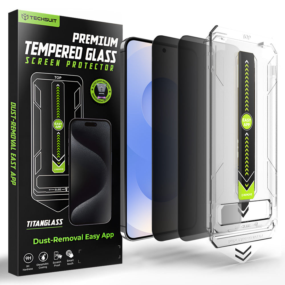 TechSuit Folie de protectie Techsuit TitanGlass CrystalHD (set de 2) compatibil cu Samsung Galaxy S25 / Galaxy S24, Priv