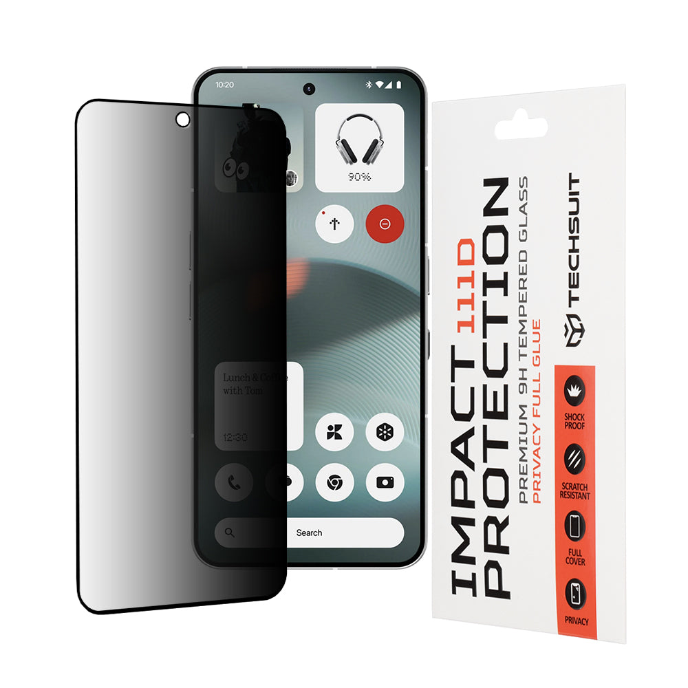 Techsuit - 111D Privacy Full Glue - Nothing Phone (3) - Black