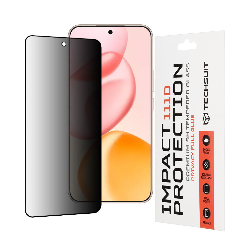 Techsuit - 111D Privacy Full Glue - Honor 400 - Black