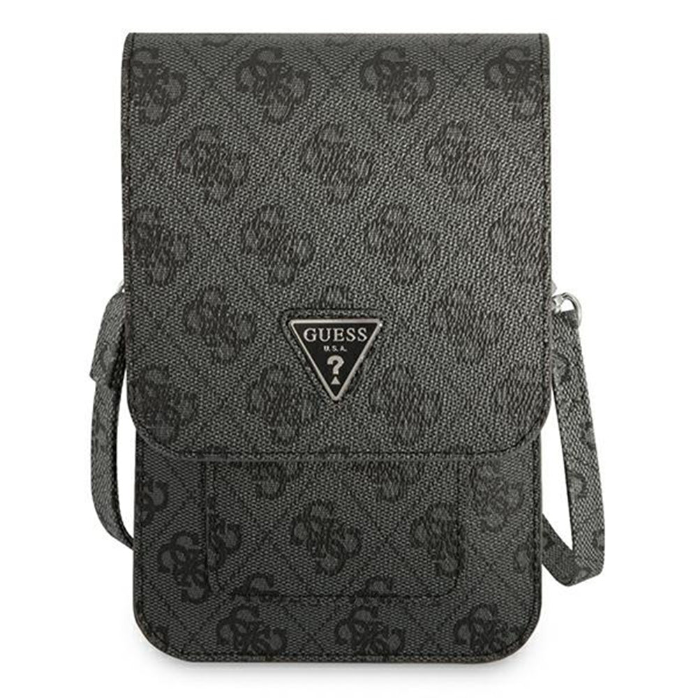 Guess - Universal Phone Pouch Zip Triangle 4G (GUWBP4TMGR) - Universal, Adjustable Strap, Eco-Leather, 2 Large, 4 Small 