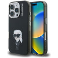 Karl Lagerfeld - IML Aquarelle Karl & Logo MagSafe (KLHCP16LHMKIAQK) - iPhone 16 Pro - Black