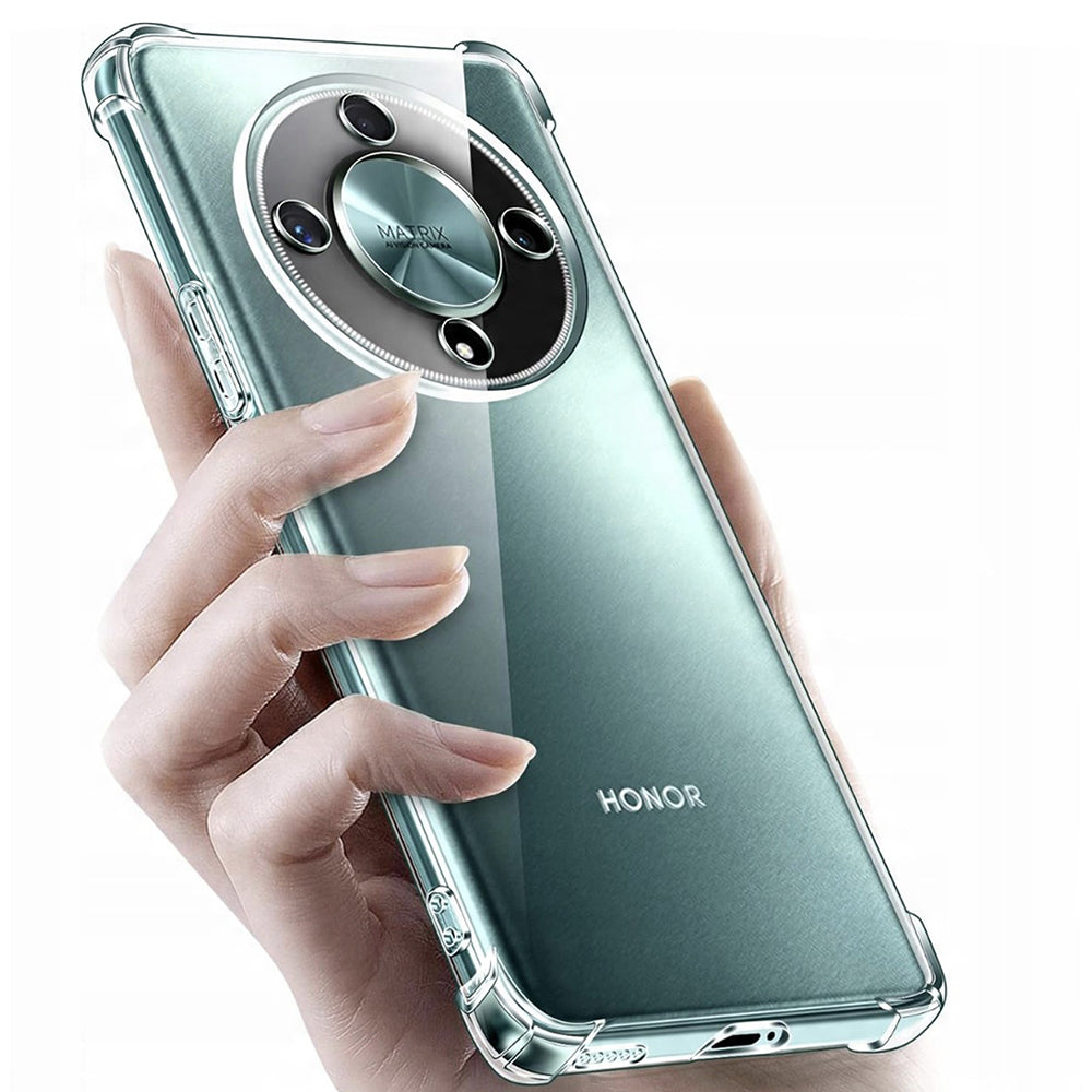 Techsuit - Shockproof Clear Silicone - Honor Magic8 Lite - Clear