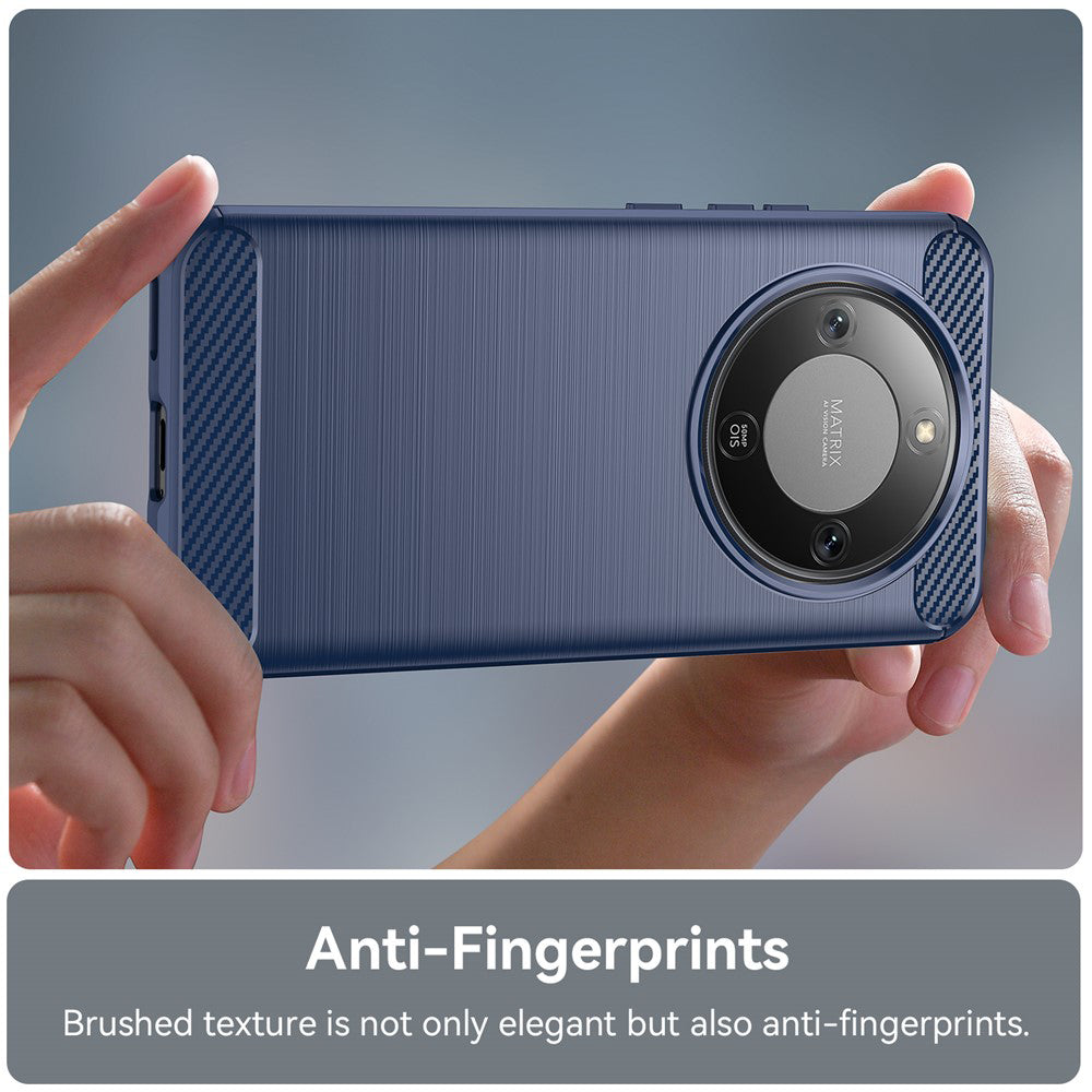 Techsuit - Carbon Silicone - Honor Magic8 Lite - Blue