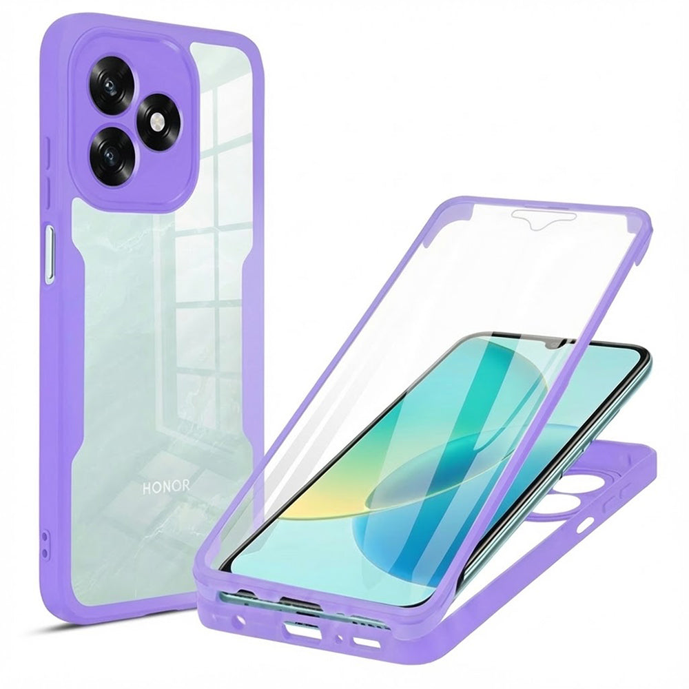 Techsuit - ColorVerse 360 Series + Screen Protector - Honor X5c Plus - Purple