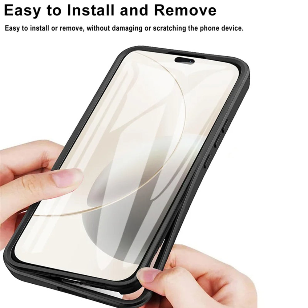 Techsuit - ColorVerse 360 Series + Screen Protector - Honor X5c Plus - Purple